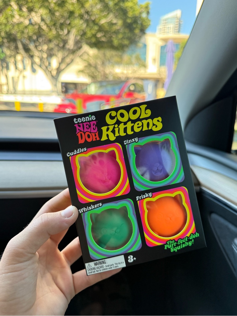 💜NEEDOH💗Cool Kittens 4-Pack - Pink, Purple, Green, Orange